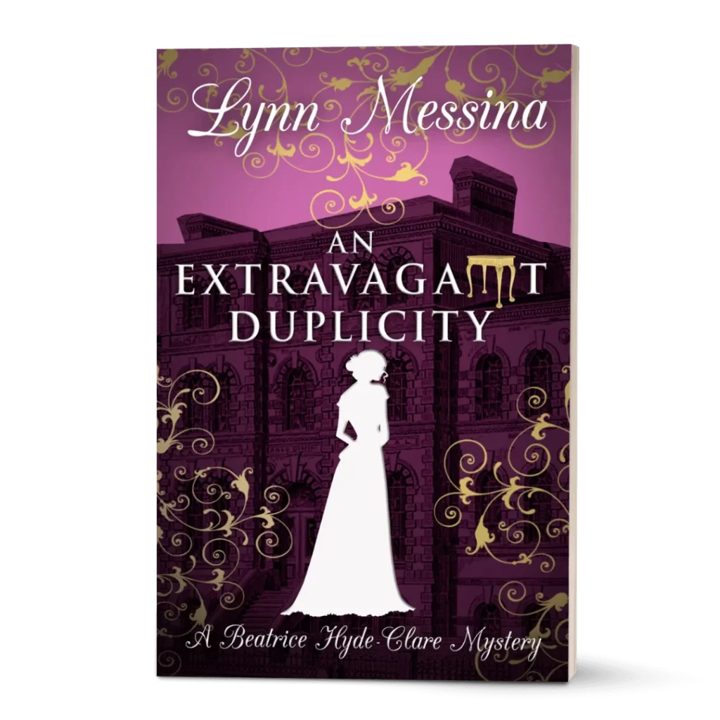 book mockup of an extravagant duplicity